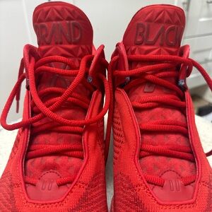 Brandblack Shoes Mens Red J Crossover II Basketball Sneaker size 11